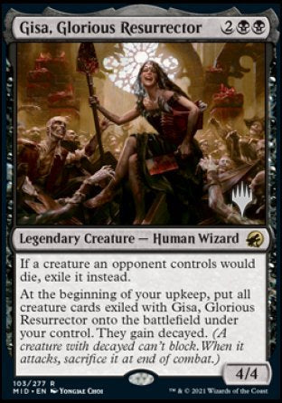 Gisa, Glorious Resurrector (Promo Pack) [Innistrad: Midnight Hunt Promos] | GnG Games