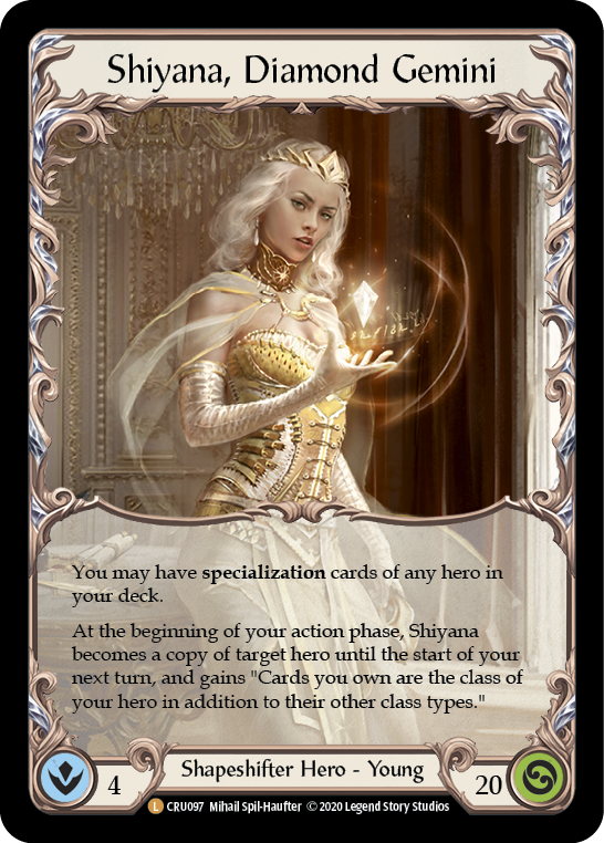 Shiyana, Diamond Gemini [CRU097] 1st Edition Cold Foil | GnG Games