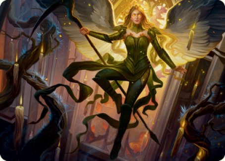 Sigarda, Champion of Light Art Card [Innistrad: Midnight Hunt Art Series] | GnG Games