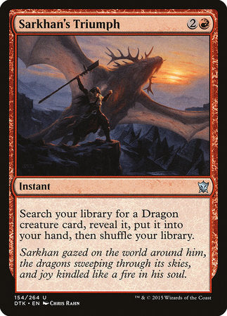 Sarkhan's Triumph [Dragons of Tarkir] | GnG Games