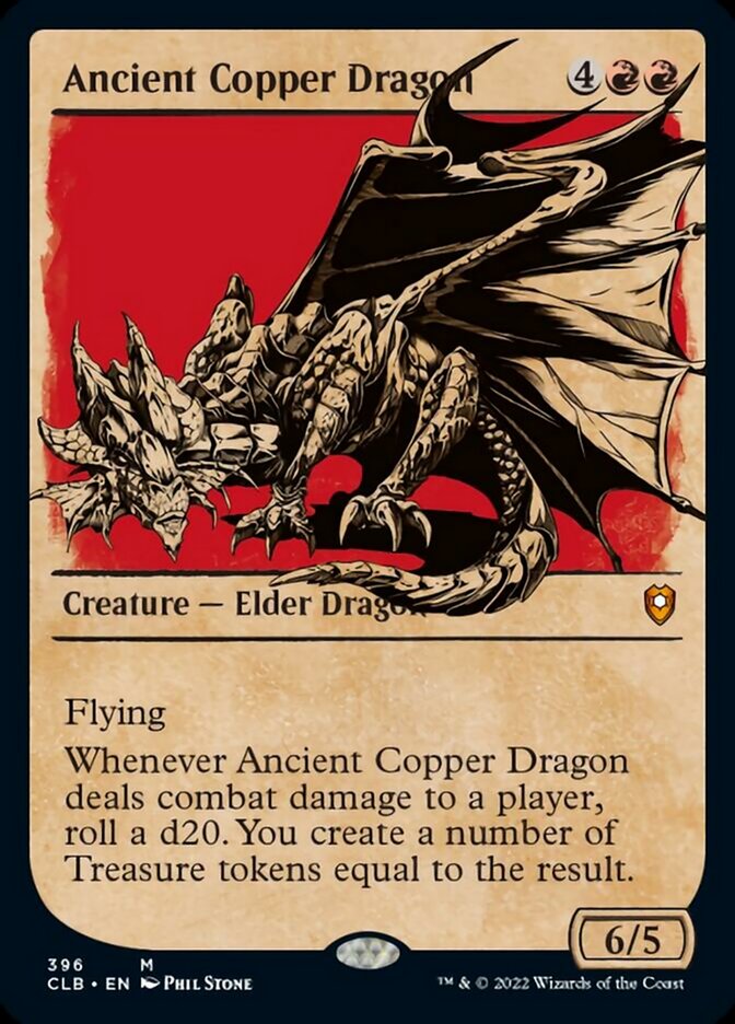 Ancient Copper Dragon (Showcase) [Commander Legends: Battle for Baldur's Gate] | GnG Games