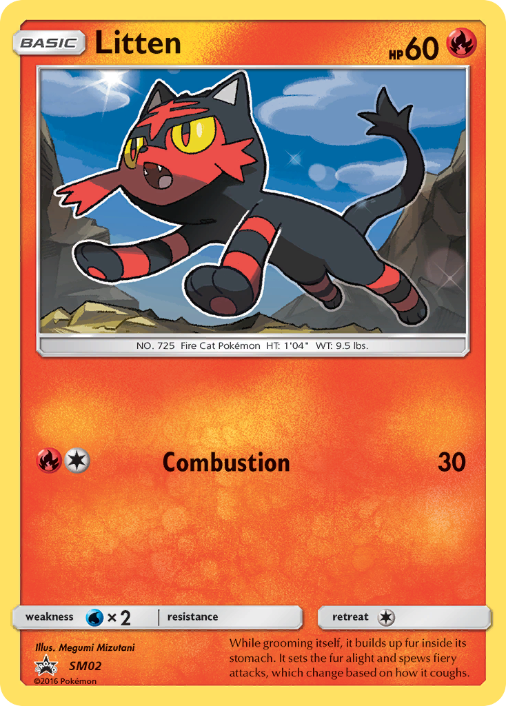 Litten (SM02) [Sun & Moon: Black Star Promos] | GnG Games