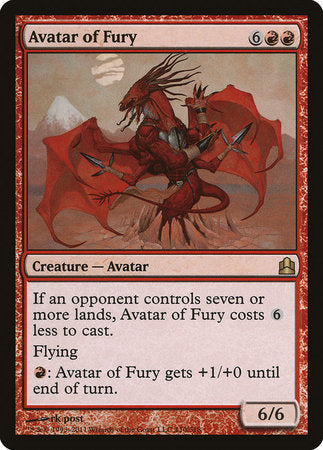 Avatar of Fury [Commander 2011] | GnG Games