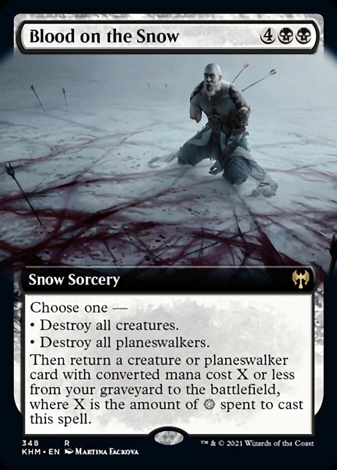 Blood on the Snow (Extended Art) [Kaldheim] | GnG Games