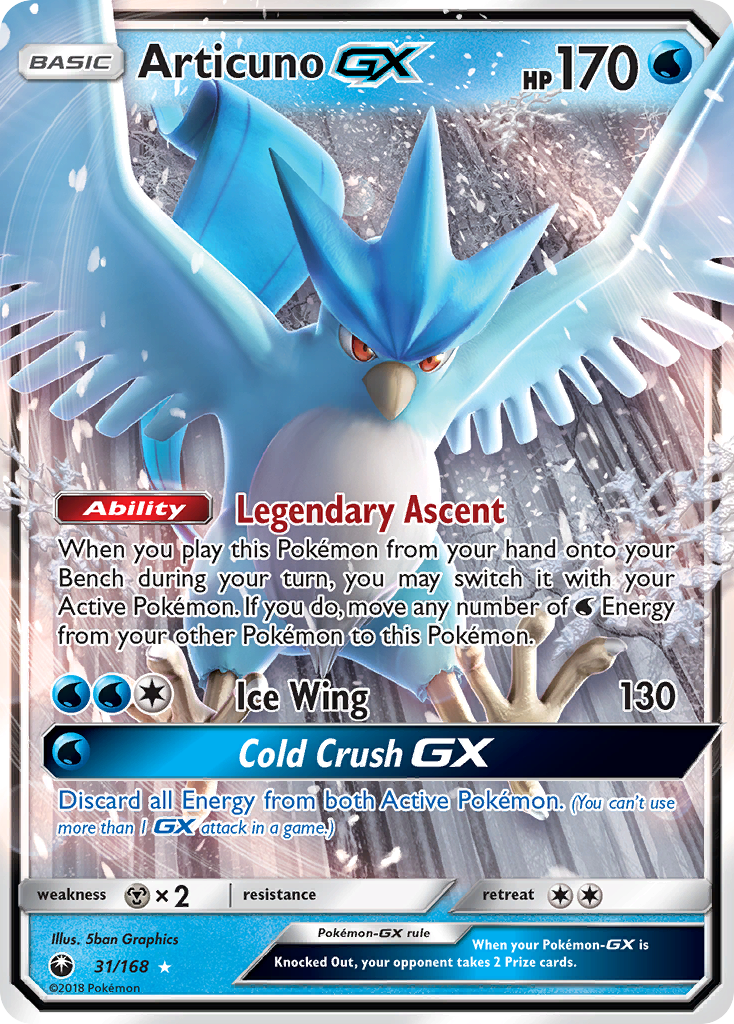 Articuno GX (31/168) [Sun & Moon: Celestial Storm] | GnG Games