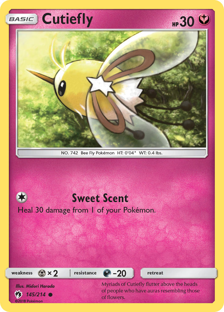 Cutiefly (145/214) [Sun & Moon: Lost Thunder] | GnG Games