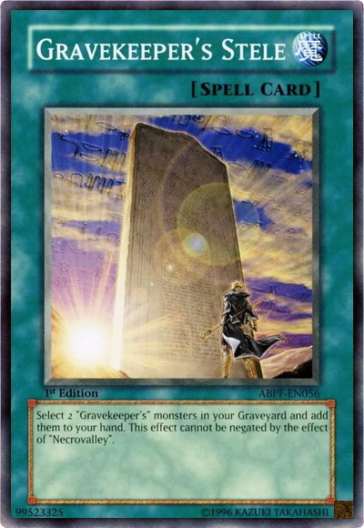 Gravekeeper's Stele [ABPF-EN056] Common | GnG Games