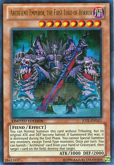 Archfiend Emperor, the First Lord of Horror [JOTL-ENDE1] Ultra Rare | GnG Games