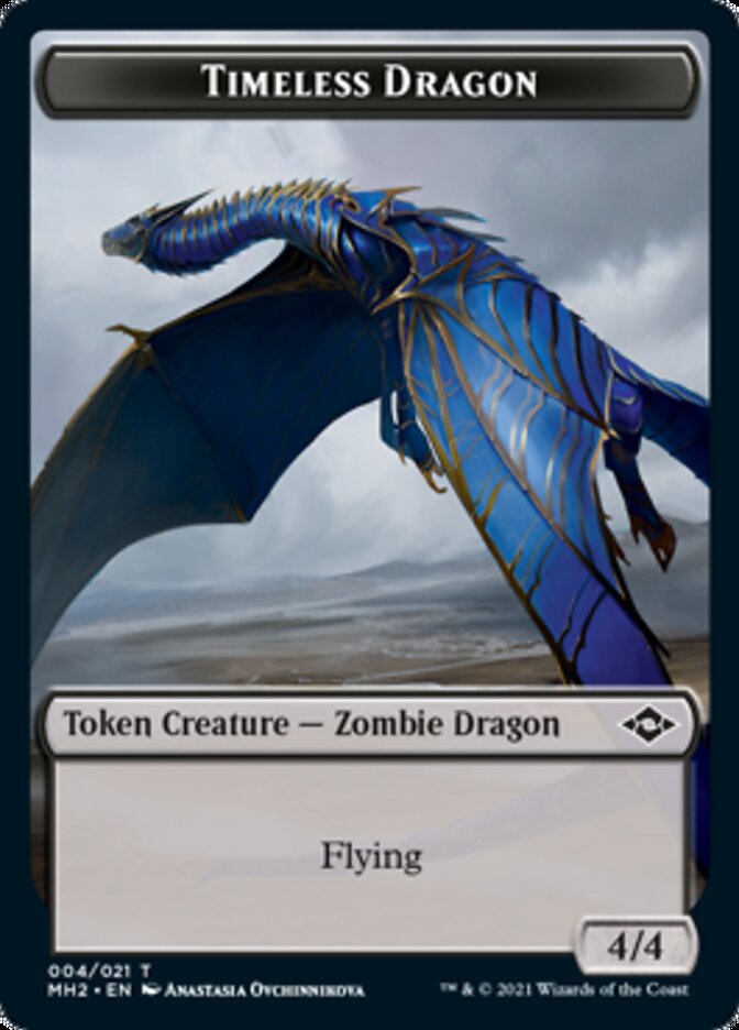 Timeless Dragon Token [Modern Horizons 2 Tokens] | GnG Games