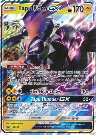 Tapu Koko GX (SM50) (Jumbo Card) [Sun & Moon: Black Star Promos] | GnG Games