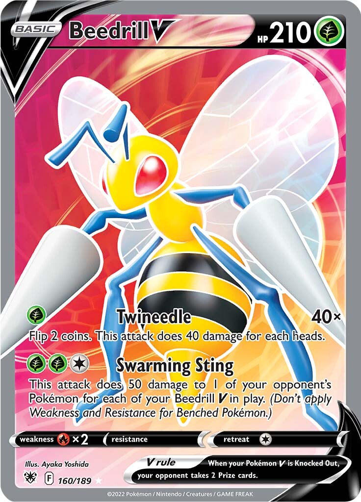 Beedrill V (160/189) [Sword & Shield: Astral Radiance] | GnG Games