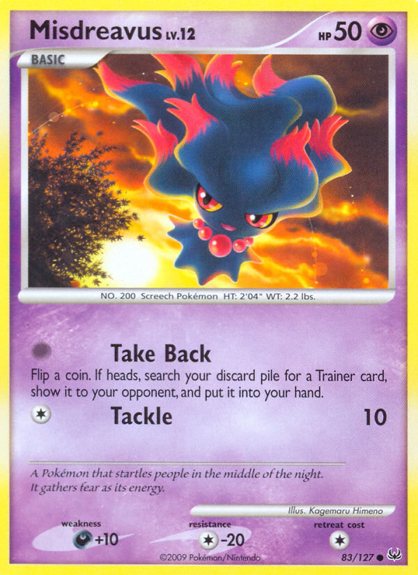 Misdreavus (83/127) [Platinum: Base Set] | GnG Games