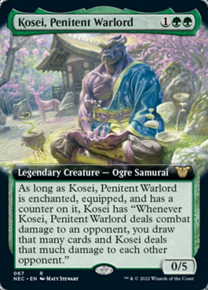 Kosei, Penitent Warlord (Extended) [Kamigawa: Neon Dynasty Commander] | GnG Games