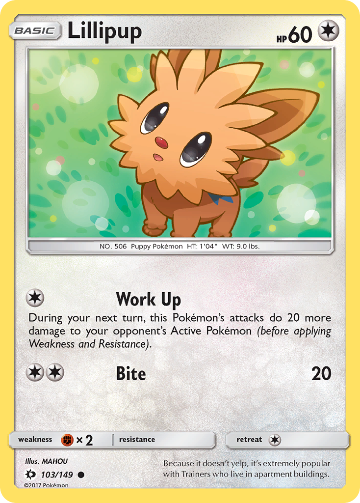 Lillipup (103/149) [Sun & Moon: Base Set] | GnG Games