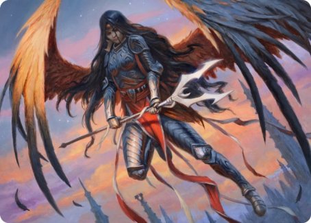 Liesa, Forgotten Archangel Art Card [Innistrad: Midnight Hunt Art Series] | GnG Games