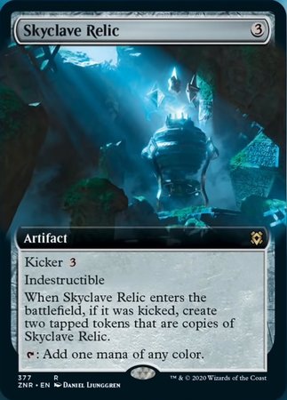 Skyclave Relic (Extended Art) [Zendikar Rising] | GnG Games