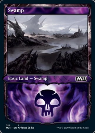 Swamp (Showcase) [Core Set 2021] | GnG Games