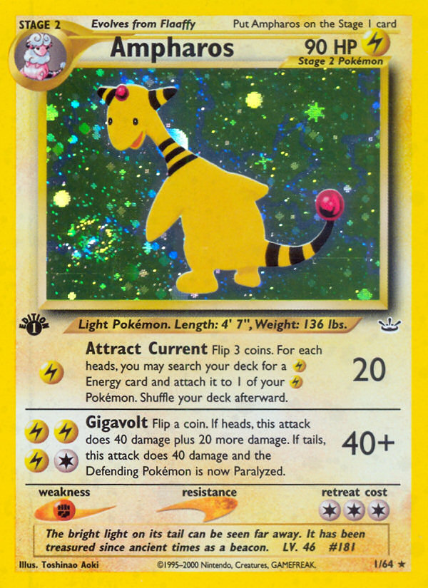 Ampharos (1/64) [Neo Revelation 1st Edition] | GnG Games