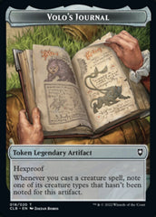 Treasure // Volo's Journal Double-sided Token [Commander Legends: Battle for Baldur's Gate Tokens] | GnG Games