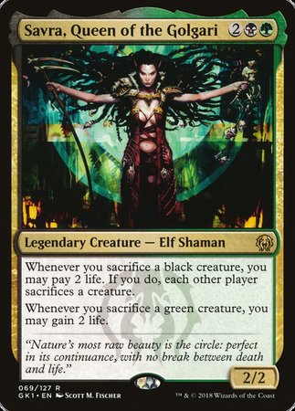 Savra, Queen of the Golgari [GRN Guild Kit] | GnG Games