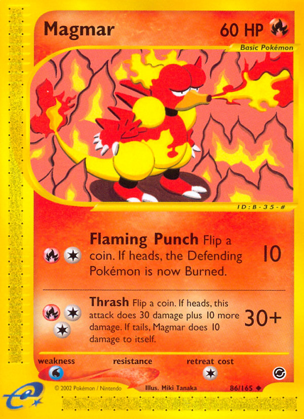 Magmar (86/165) [Expedition: Base Set] | GnG Games