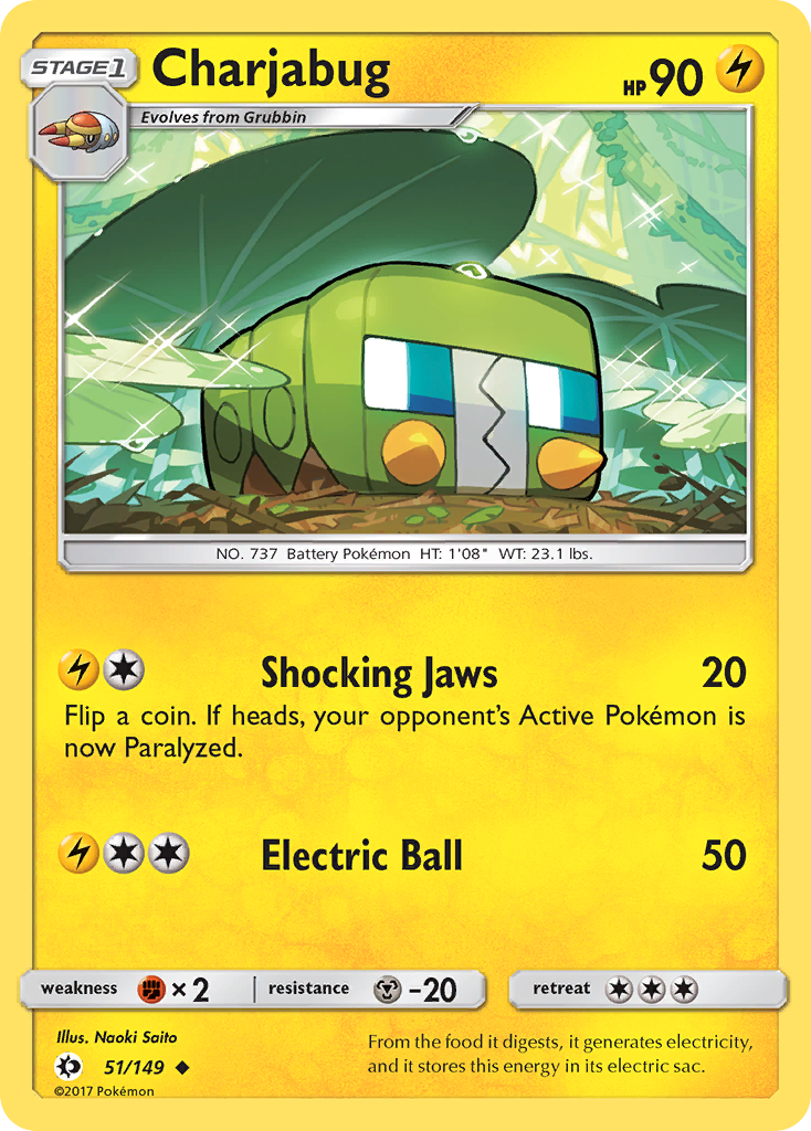 Charjabug (51/149) [Sun & Moon: Base Set] | GnG Games