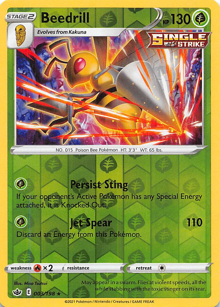 Beedrill (003/198) [Sword & Shield: Chilling Reign] | GnG Games
