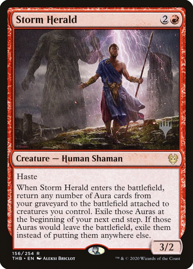 Storm Herald (Promo Pack) [Theros Beyond Death Promos] | GnG Games