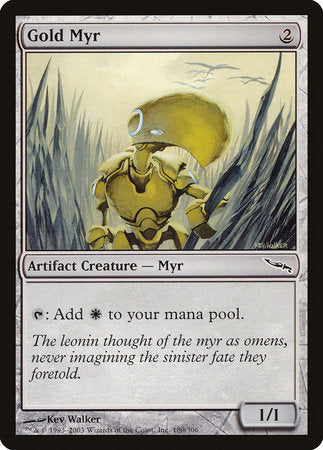 Gold Myr [Mirrodin] | GnG Games