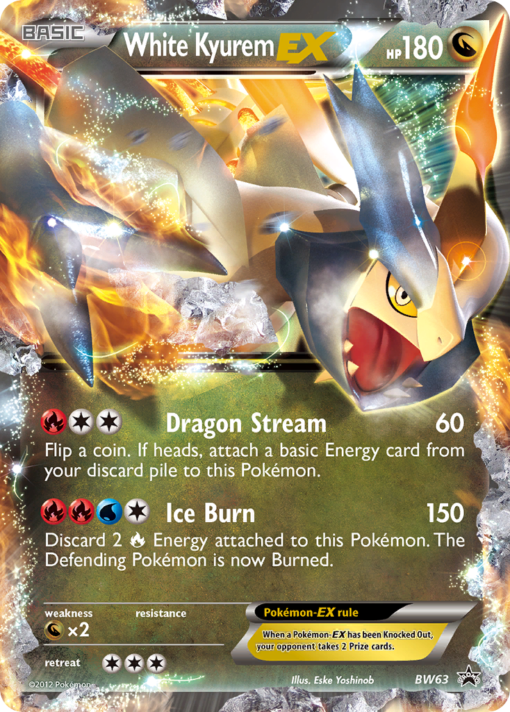 White Kyurem EX (BW63) [Black & White: Black Star Promos] | GnG Games