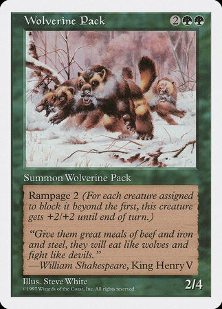 Wolverine Pack [Fifth Edition] | GnG Games