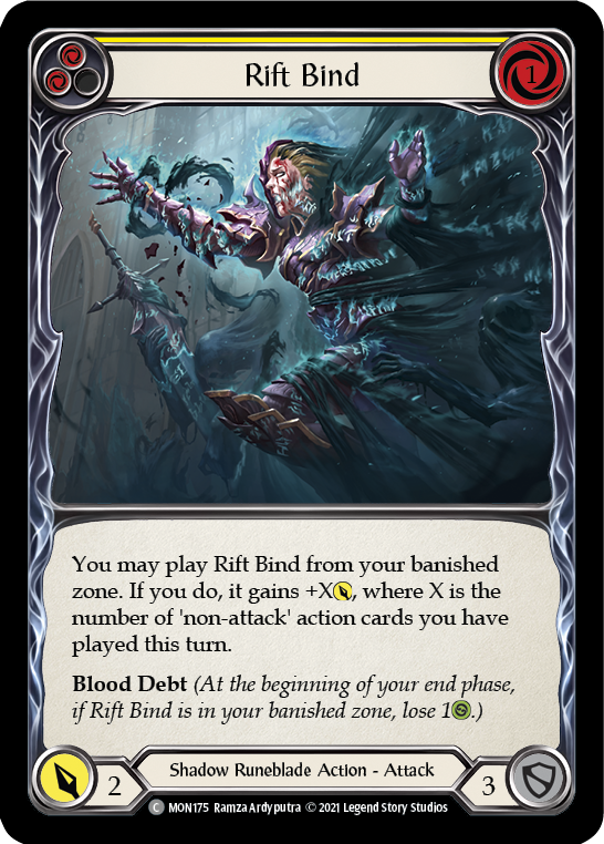 Rift Bind (Yellow) [MON175] 1st Edition Normal | GnG Games