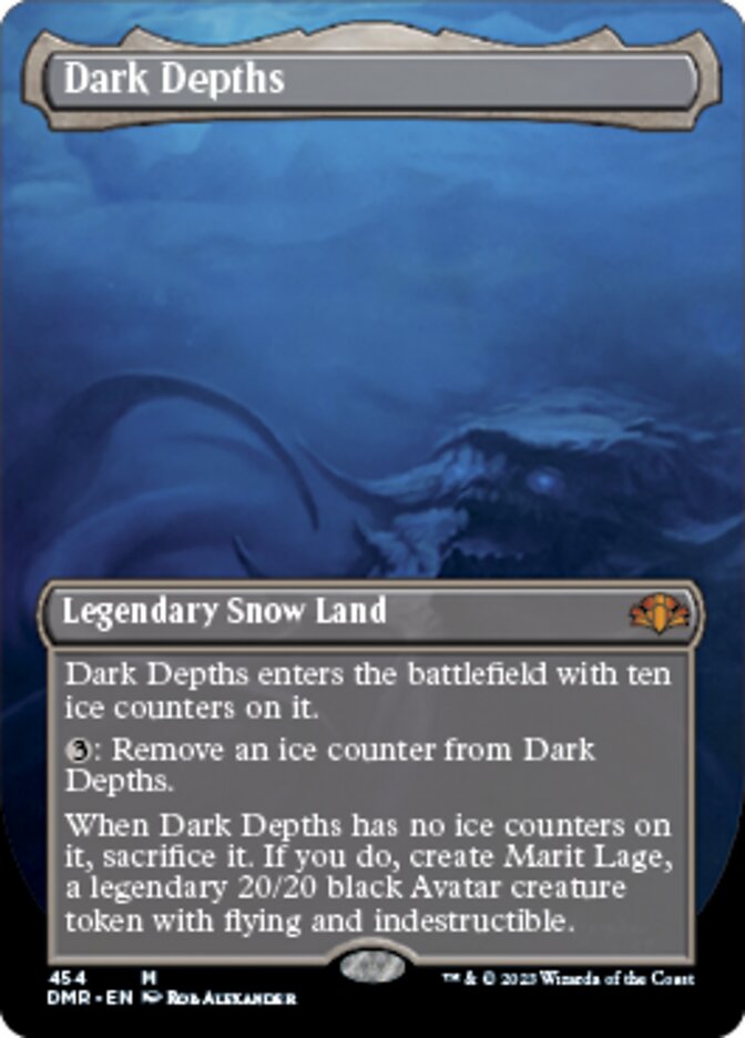 Dark Depths (Borderless Alternate Art) [Dominaria Remastered] | GnG Games