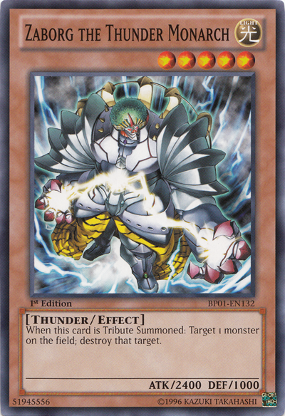 Zaborg the Thunder Monarch [BP01-EN132] Common | GnG Games