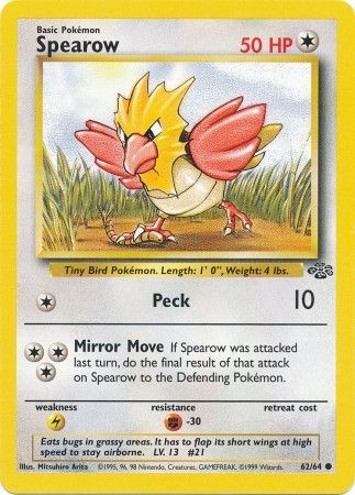 Spearow (62/64) [Jungle Unlimited] | GnG Games