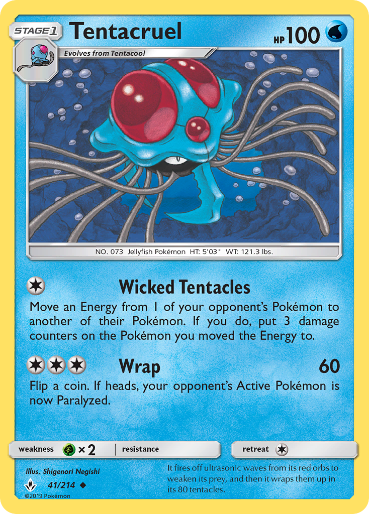 Tentacruel (41/214) [Sun & Moon: Unbroken Bonds] | GnG Games
