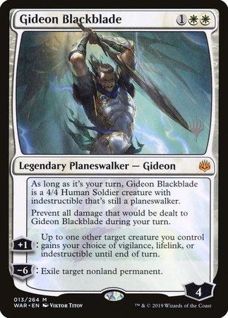 Gideon Blackblade [War of the Spark Promos] | GnG Games