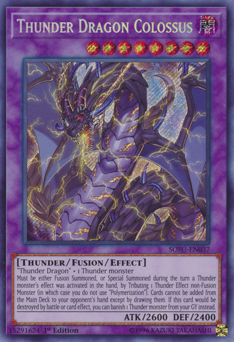 Thunder Dragon Colossus [SOFU-EN037] Secret Rare | GnG Games