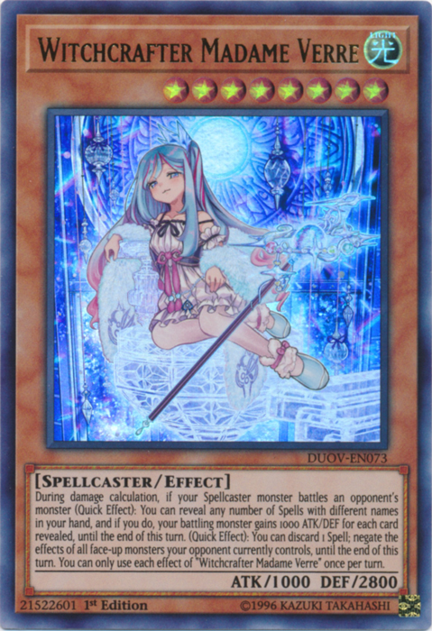 Witchcrafter Madame Verre [DUOV-EN073] Ultra Rare | GnG Games