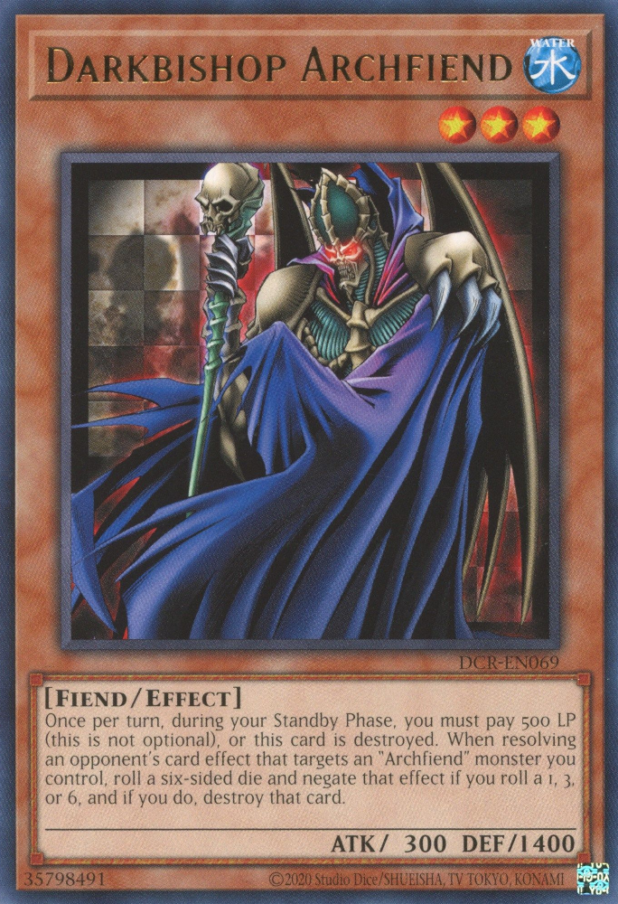 Darkbishop Archfiend [DCR-EN069] Rare | GnG Games