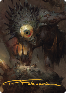 Nothic Art Card (Gold-Stamped Signature) [Commander Legends: Battle for Baldur's Gate Art Series] | GnG Games
