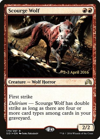 Scourge Wolf [Shadows over Innistrad Promos] | GnG Games