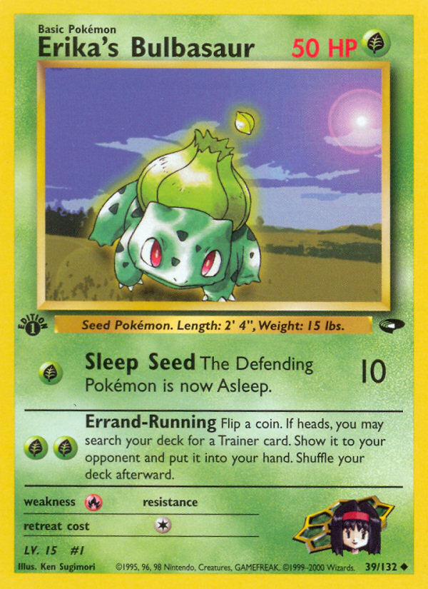 Erika's Bulbasaur (39/132) [Gym Challenge 1st Edition] | GnG Games