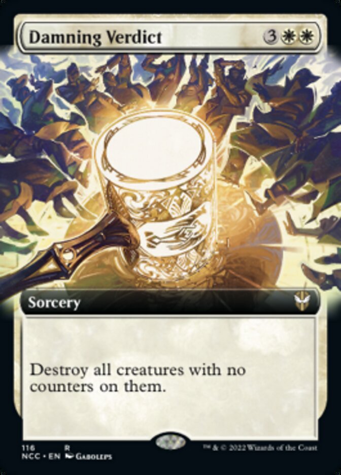 Damning Verdict (Extended Art) [Streets of New Capenna Commander] | GnG Games