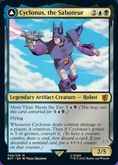 Cyclonus, the Saboteur // Cyclonus, Cybertronian Fighter [Universes Beyond: Transformers] | GnG Games