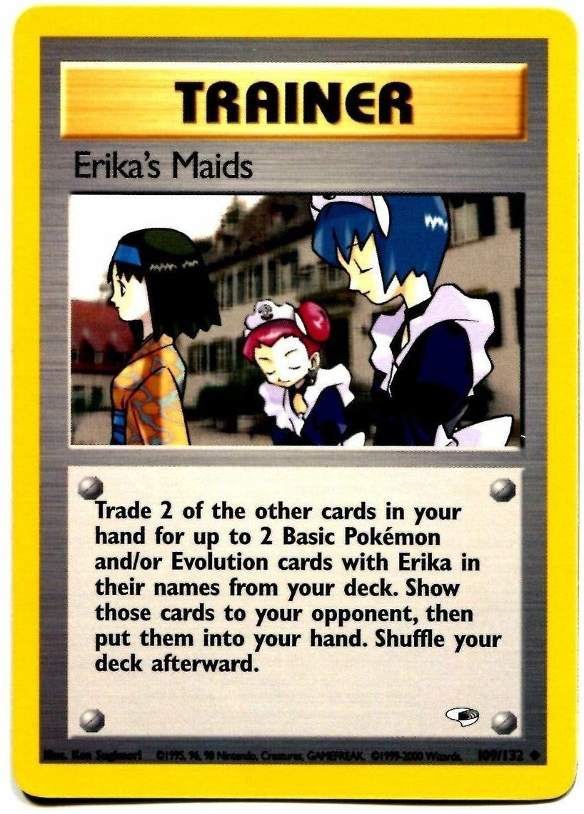 Erika's Maids (109/132) [Gym Heroes Unlimited] | GnG Games