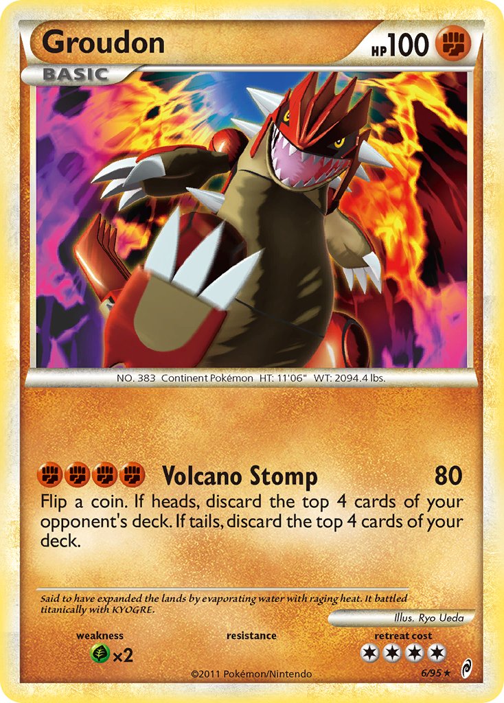 Groudon (6/95) (Theme Deck Exclusive) [HeartGold & SoulSilver: Call of Legends] | GnG Games