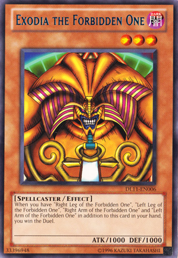 Exodia the Forbidden One (Blue) [DL11-EN006] Rare | GnG Games