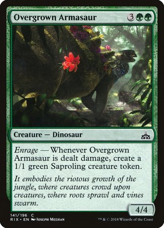 Overgrown Armasaur [Rivals of Ixalan] | GnG Games