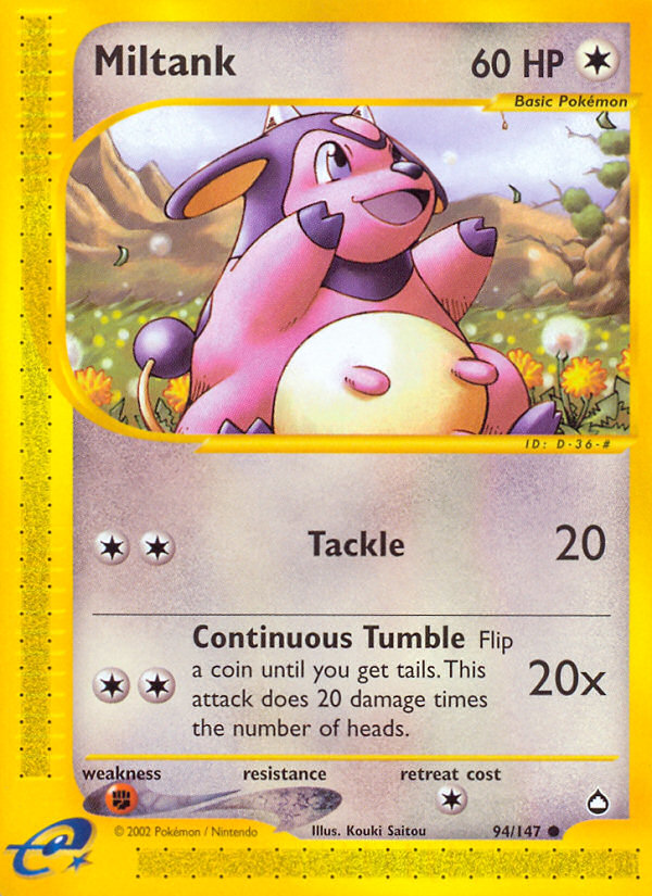 Miltank (94/147) [Aquapolis] | GnG Games